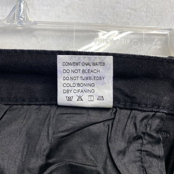 ALLABREVE High-Rise Ripped Skinny Denim Jeans Women Medium Black Stretch New - Picture 8 of 12